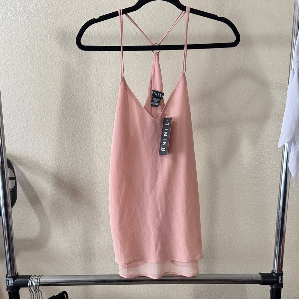 Timing Blush Pink Camisole Top